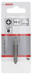 Bosch Çift taraflı uç PZ2xPZ2*45 mm 1'li