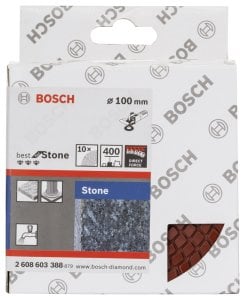 Bosch Sulu Elmas Ped 400 Kum 100 mm 10'lu