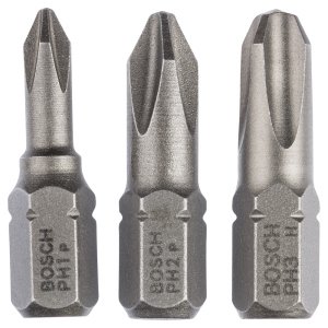 Bosch 3 Parça ExtraHard PH1/2/3*25 mm