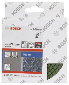 Bosch Sulu Elmas Ped 800 Kum 100 mm 10'lu