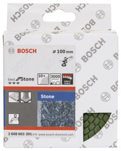 Bosch Sulu Elmas Ped 3000 Kum 100 mm 10'lu