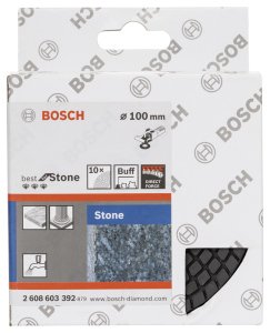 Bosch Sulu Elmas Ped Perdah 100 mm 10'lu
