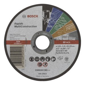 Bosch 125*1,0 mm Rapido MultiConstruction