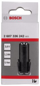 Bosch 3,6 V 1,2 Ah SD Li-Ion Çubuk Akü