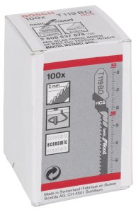 Bosch T 119 BO Basic for Wood 100'lü