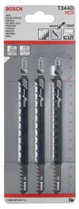 Bosch T 344 D Speed for Wood 3'lü