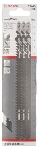 Bosch T 744 D Speed for Wood 3'lü