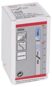 Bosch T 118 B Basic for Metal 100'lü