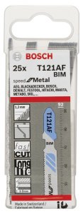 Bosch T 121 AF Speed for Metal 25'li