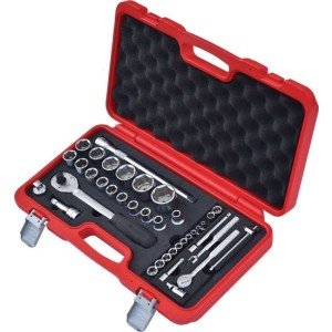 İzeltaş Kombine Altı Köşe Lokma Anahtar Takımı 1/4'' - 1/2'' (38 Parça)
