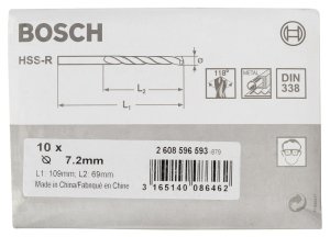 Bosch HSS-R 7,2*109 mm 10'lu Paket