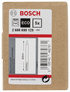 Bosch Sivri Keski SDS-Max 600 mm 5'li