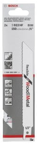 Bosch S 922 HF Flexible for Wood and Metal 2'li