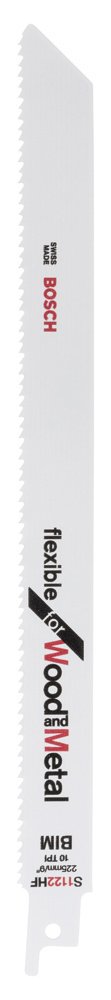 Bosch S 1122 HF Flexible for Wood and Metal 2'li