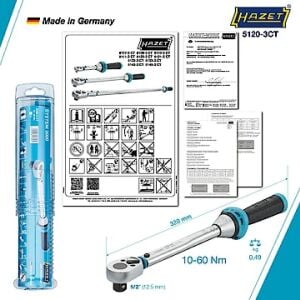 10-60Nm  1/2'' TORK ANAHTARI 5120-3CT HAZET
