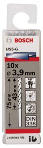 Bosch HSS-G 3,9*75 mm 10'lu Paket