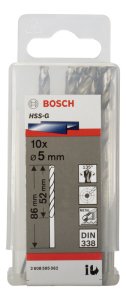 Bosch HSS-G 5*86 mm 10'lu Paket