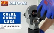 10-300mm2 Akülü Hidrolik Bakır ve Aluminyum Pabuç Sıkma Aleti OPT