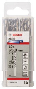 Bosch HSS-G 5,9*93 mm 10'lu Paket