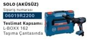 EXSR18V-150 Akülü  Delme/ Vidalama Solo (Aküsüz) EXPERT BOSCH