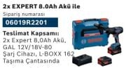 EXSR18V-150 Akülü  Delme/ Vidalama EXPERT BOSCH
