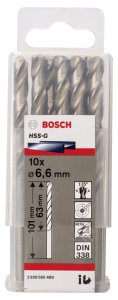 Bosch HSS-G 6,6*101 mm 10'lu Paket