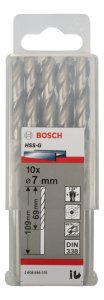 Bosch HSS-G 7*109 mm 10'lu Paket