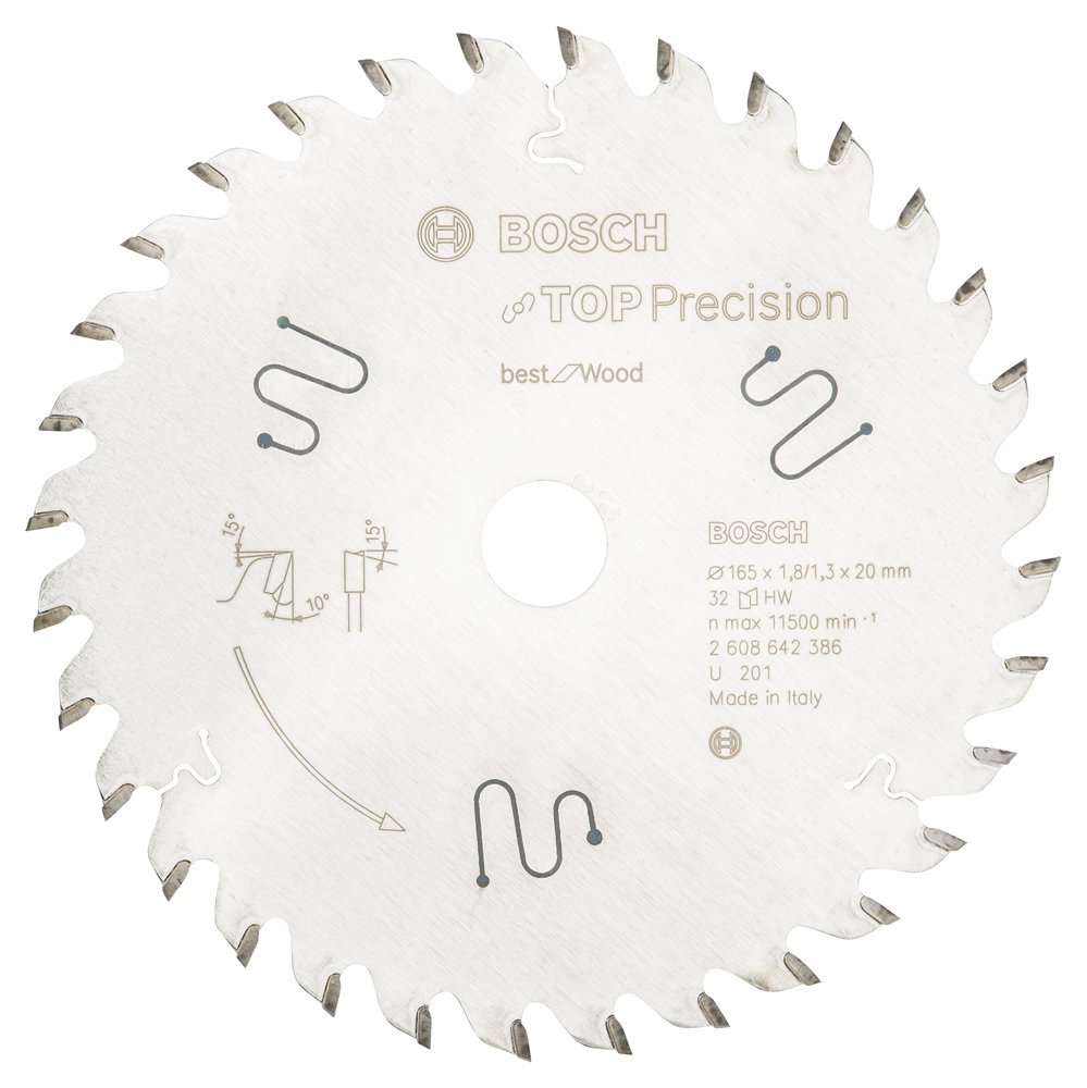 Bosch Best For Wood 165*20 mm 32 Diş