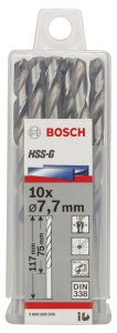 Bosch HSS-G 7,7*117 mm 10'lu Paket