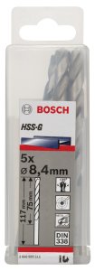 Bosch HSS-G 8,4*117 mm 5'li Paket