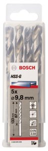 Bosch HSS-G 9,8*133 mm 5'li Paket