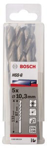 Bosch HSS-G 10,3*133 mm 5'li Paket