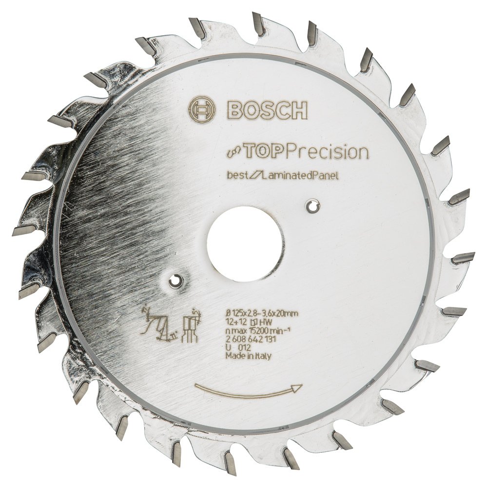 Bosch Best for LaminatedPanel 125*20 mm 12+12 D