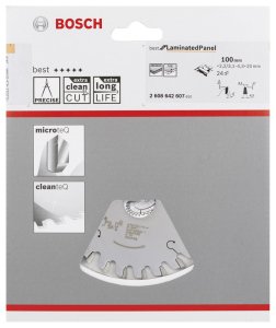 Bosch Best for LaminatedPanel 100*20 mm 24 D