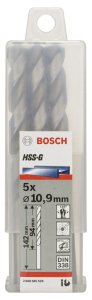 Bosch HSS-G 10,9*142 mm 5'li Paket