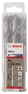 Bosch HSS-G 11*142 mm 5'li Paket
