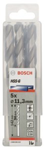 Bosch HSS-G 11,3*142 mm 5'li Paket