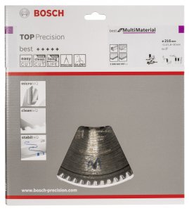 Bosch Best for MultiMaterial 216*30 mm 64 Diş