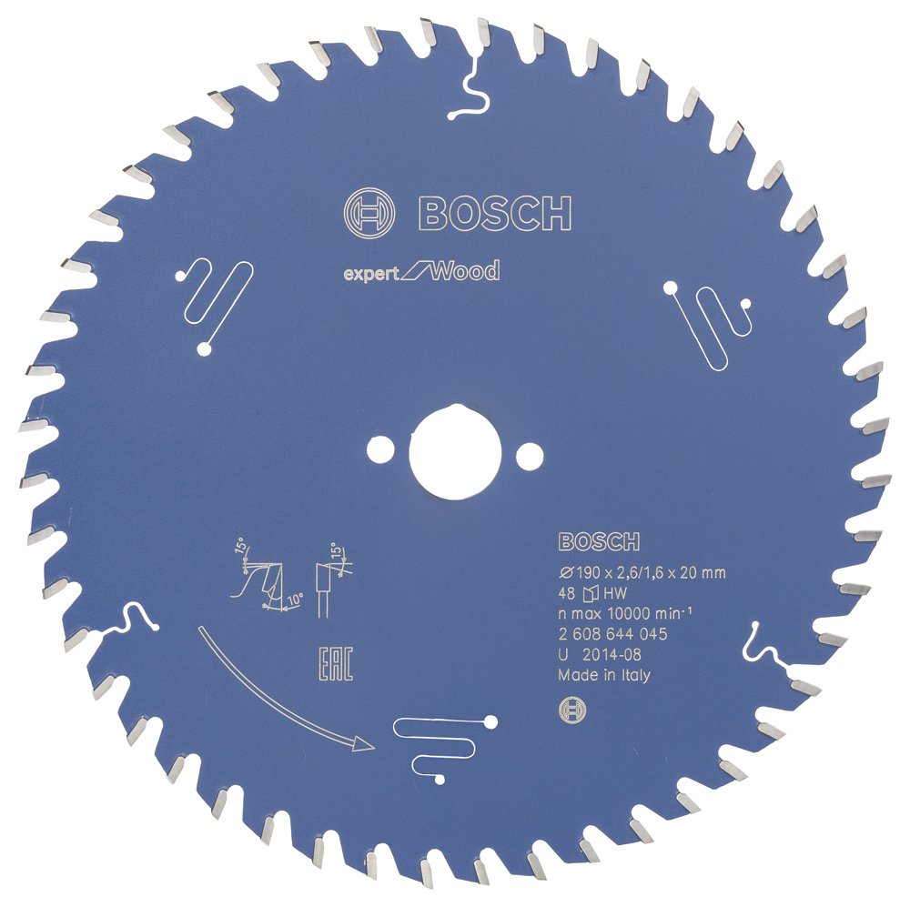 Bosch Expert for Wood 190*20 mm 48 Diş