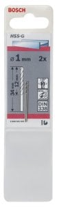 Bosch HSS-G 1*34 mm 2'li Paket