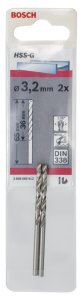 Bosch HSS-G 3,2*65 mm 2'li Paket