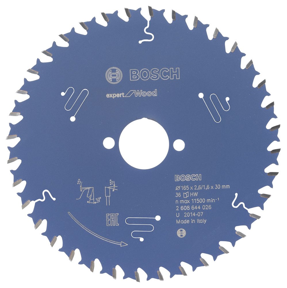 Bosch Expert for Wood 165*30 mm 36 Diş