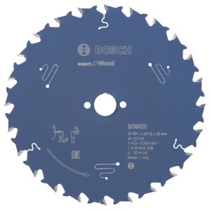 Bosch Expert for Wood 184*20 mm 24 Diş
