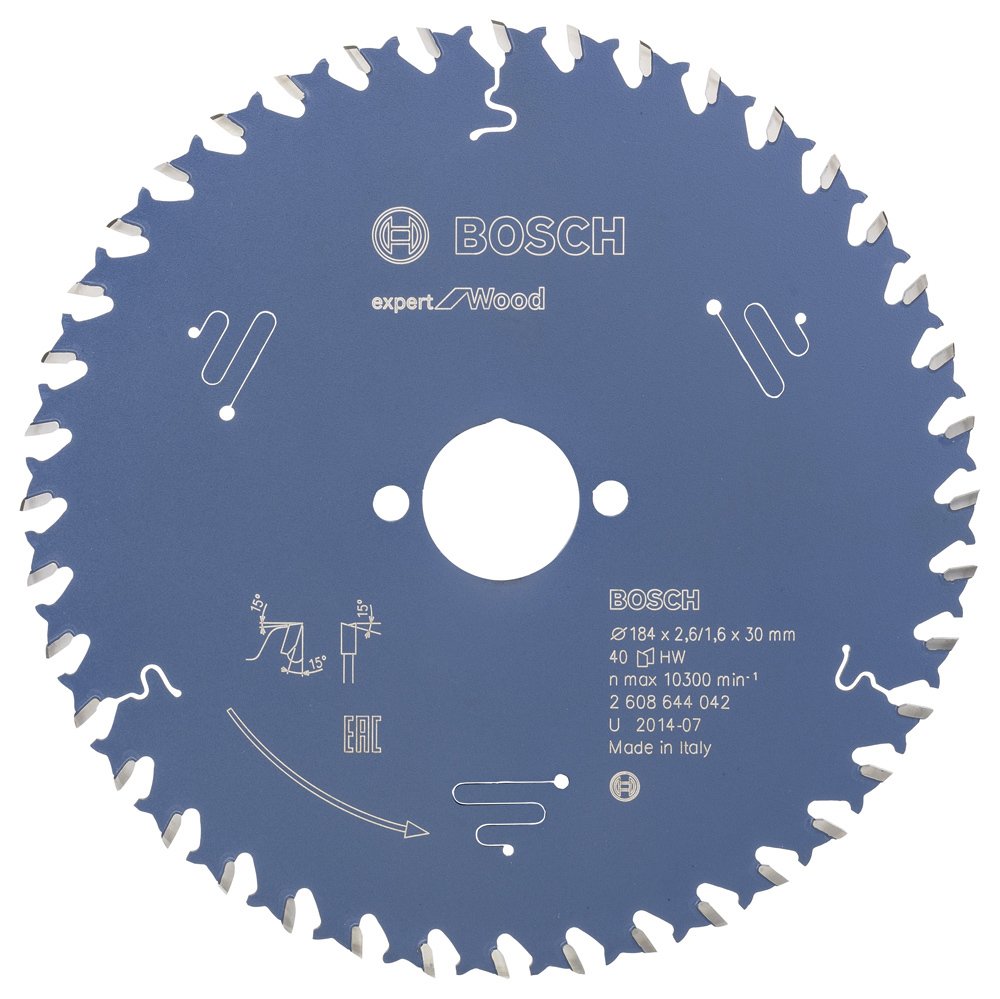 Bosch Expert for Wood 184*30 mm 40 Diş