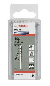Bosch HSS-Co 2,8*61 mm 10'lu Paket