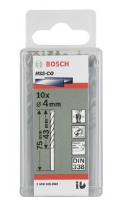 Bosch HSS-Co 3,6*70 mm 10'lu Paket