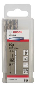 Bosch HSS-Co 5*86 mm 10'lu Paket