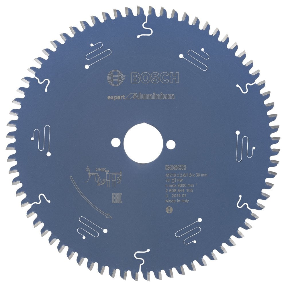 Bosch Expert for Aluminium 210*30 mm 72 Diş