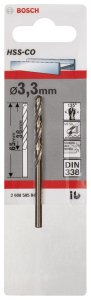 Bosch HSS-Co 3,3*65 mm 1'li Paket