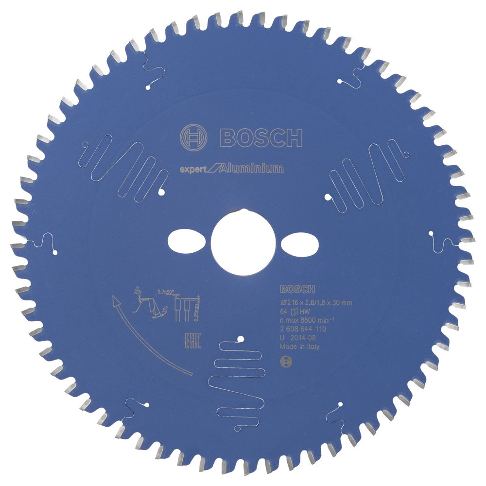 Bosch Expert for Aluminium 216*30 mm 64 Diş